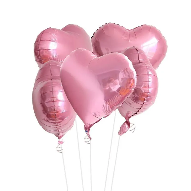 Гелиевые шарики в форме сердца